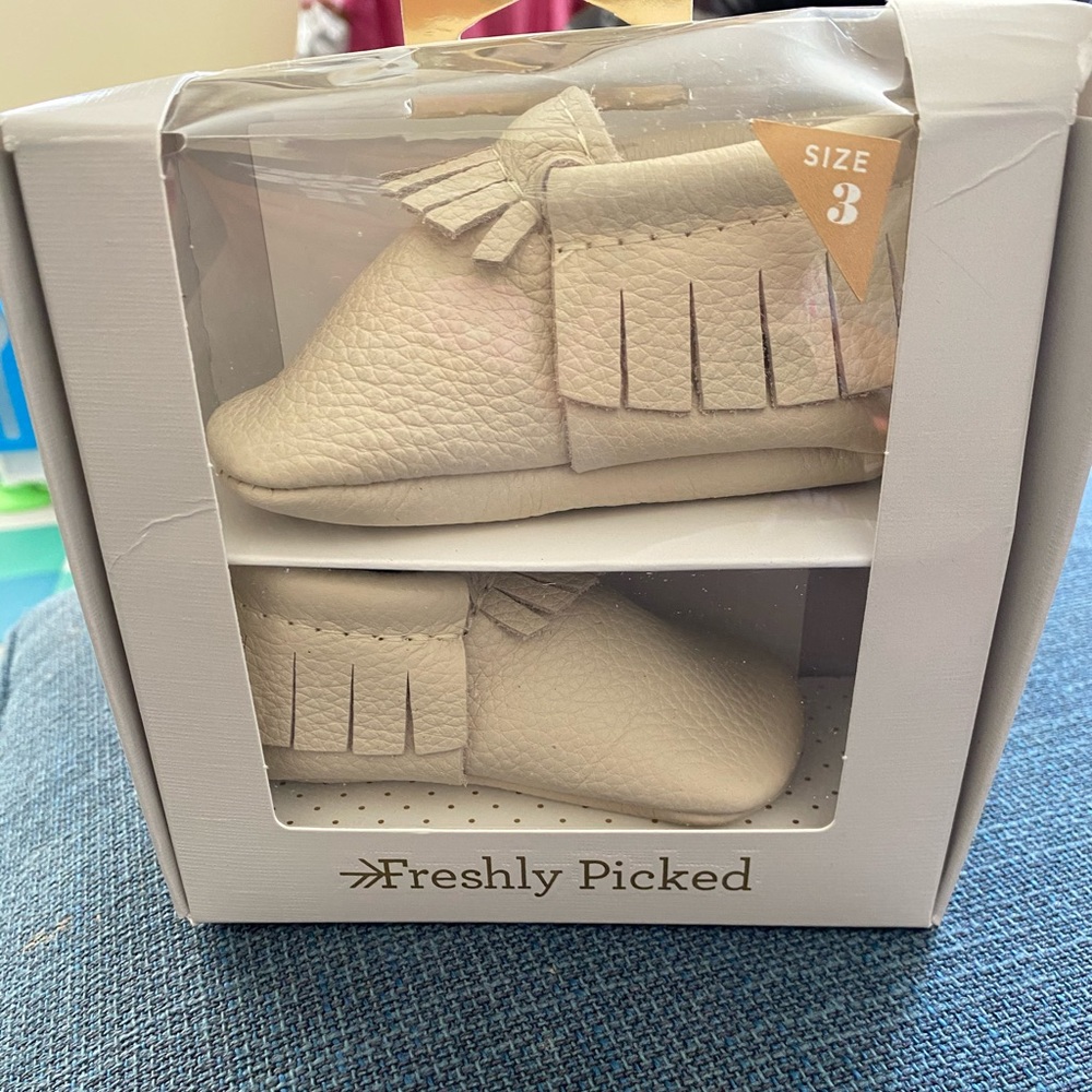 Freshly picked moccasins